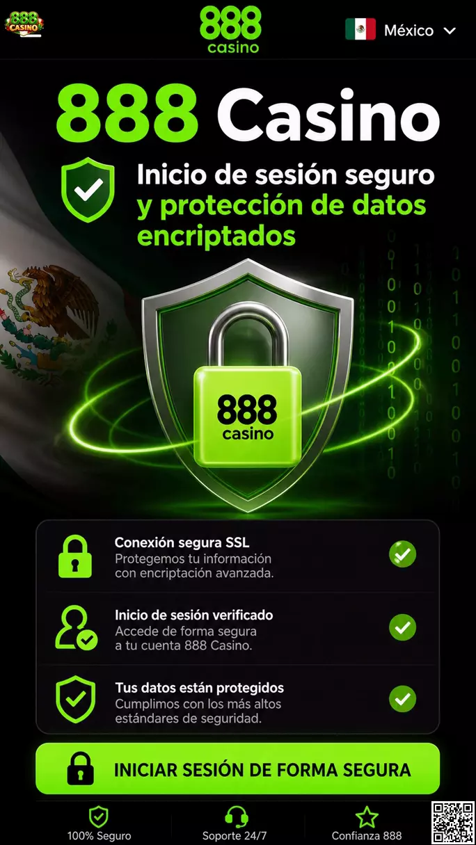 Seguridad de datos en 888 Casino